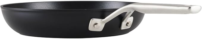 KitchenAid Hard Anodized Induction Nonstick Frying Pan Set/Skillets, 8.25 Inch and 10 Inch, Matte Black