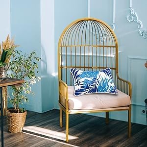 JMGBird Outdoor Pillows Waterproof Set of 2 Outdoor Throw Pillows with Insert Included 12×20 Inch Outdoor Lumbar Pillows for Patio Furniture