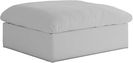 JACH Ottoman Module for Living Room, Cushion Covers Removable, Modern Minimalist Breathable Ottomanes Footstools for Living Room Apartment (Gray), Grey