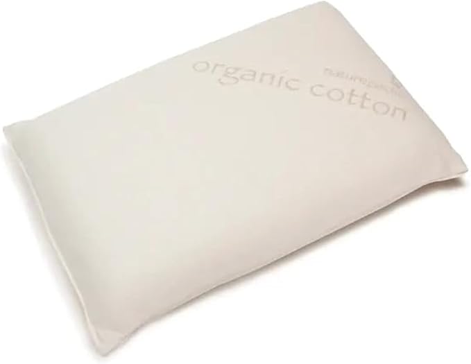 Naturepedic Organic Latex Pillow - Standard Bed Pillow with Medium Comfort - Luxury Pillow with Adjustable Fill for Comfortable Sleeping, Back Support and Neck Pain Relief