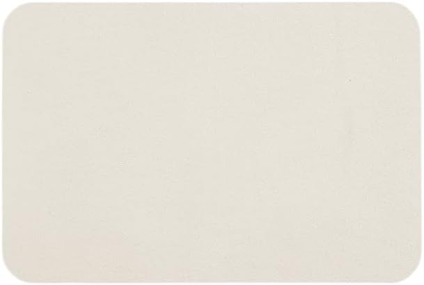 White Bath Mat, Bathroom Rugs Non Slip Washable Thin Absorbent Quick Dry Bath Mat Fits Under Door Bathroom Floor Mat Perfect for Bath, Shower, or Sink 20"x30" White