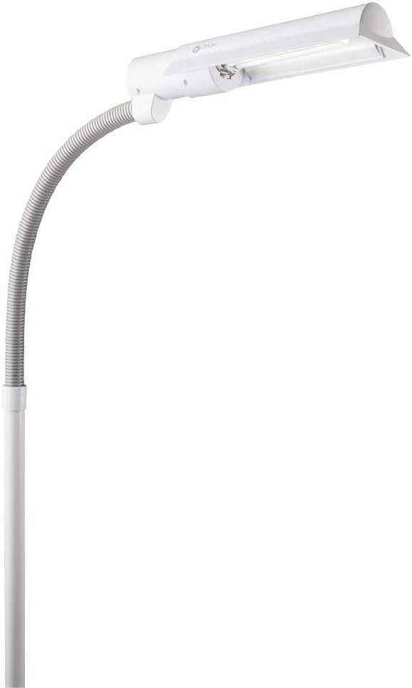 OttLite 13 Watt WingShade Floor Lamp - Living Room, Office, Bedroom Home Decor