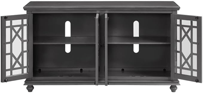 Martin Svensson Home Elegant TV Stand, 63" W x 35" H, Grey