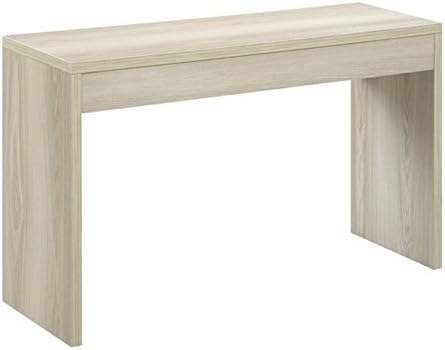Convenience Concepts Northfield Hall Console Table 48" - Modern, Minimalist Narrow Sofa Display Accent for Contemporary Living Room, Entryway, or Hallway, Weathered White
