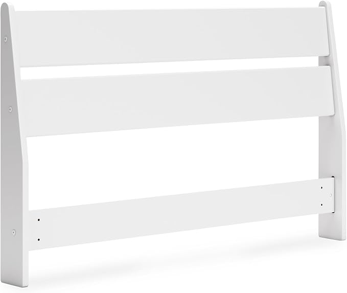 Signature Design by Ashley Socalle Coastal Panel Headboard, Full, White