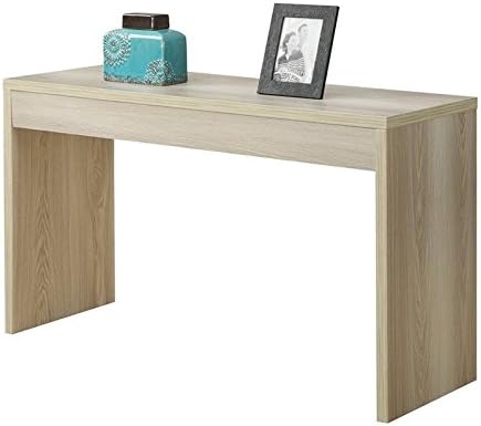 Convenience Concepts Northfield Hall Console Table 48" - Modern, Minimalist Narrow Sofa Display Accent for Contemporary Living Room, Entryway, or Hallway, Weathered White