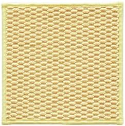 Small Bathroom Rugs, Non Slip Washable Bath Rugs Super Absorbent Bathroom Rug Thin Quick Dry Low Pile Bath Mats, Yellow 12"x12"