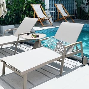 JMGBird Outdoor Lumbar Pillows Waterproof Set of 2 Outdoor Pillows with Insert Included 12×20 Inch Outdoor Pillow for Patio Furniture