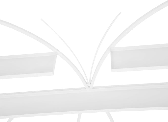 Nail Polish Rack, 5PCS Butterfly-shaped Nail Polish Storage Rack Wall-mounted Metal Essential Oil Display Organizer Stand Holder for Home Spa Nail Salon Shop (White)