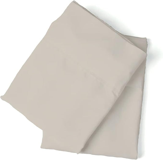 PeachSkinSheets 1500tc Level of Softness Soft King Pillowcase Set of 2 - Toasted Marshmallow