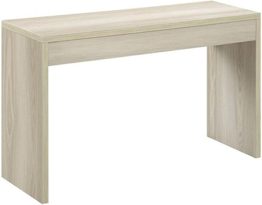 Convenience Concepts Northfield Hall Console Table 48" - Modern, Minimalist Narrow Sofa Display Accent for Contemporary Living Room, Entryway, or Hallway, Weathered White