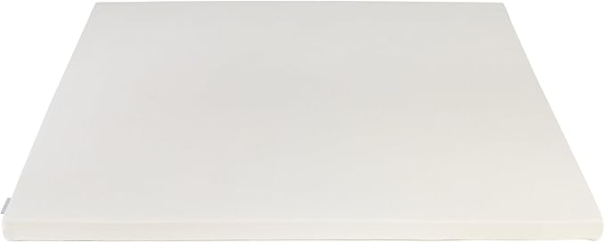 Pure Green Natural Latex Mattress Topper w/Jersey Cover - Medium Firmness - 2 Inch - Cal King Size (GOTS Certified Organic)