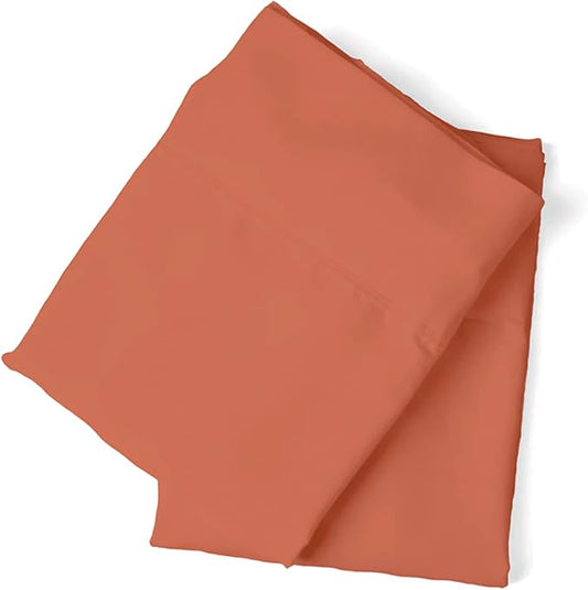 PeachSkinSheets 1500tc Level of Softness Soft King Pillowcase Set of 2 - Pumpkin Spice