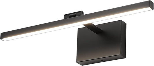 Joosenhouse LED Picture Light Dimmable 19.69" Inches Wall Sconces Lamps Rotatable Head Light Display Lamp for Painting Frame Art, Matte Black,12W Hardwired Connection 3000K