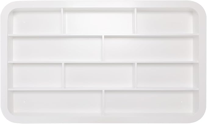 Wall-Mounted Nail Polish Organizer Rack - 4 Tier 10 Cube Floating Nail Polish Shelves, Makeup & Beauty Essentials Storage - Multi-Purpose Display Holder for Home Spa & Nail Studio - 39.37in