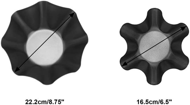 RUVINCE Nonstick Tortilla & Taco Shell Maker Set of 3, 8.75-Inch Heavy-Duty Bakeware for Mexican Cuisine