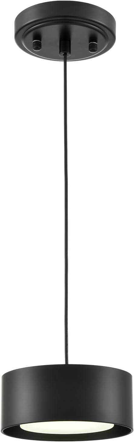 LED Black Pendant Lights Fixture Mini Pendant Lights for Kitchen Island Over Sink Bedroom Bathroom Dining Room