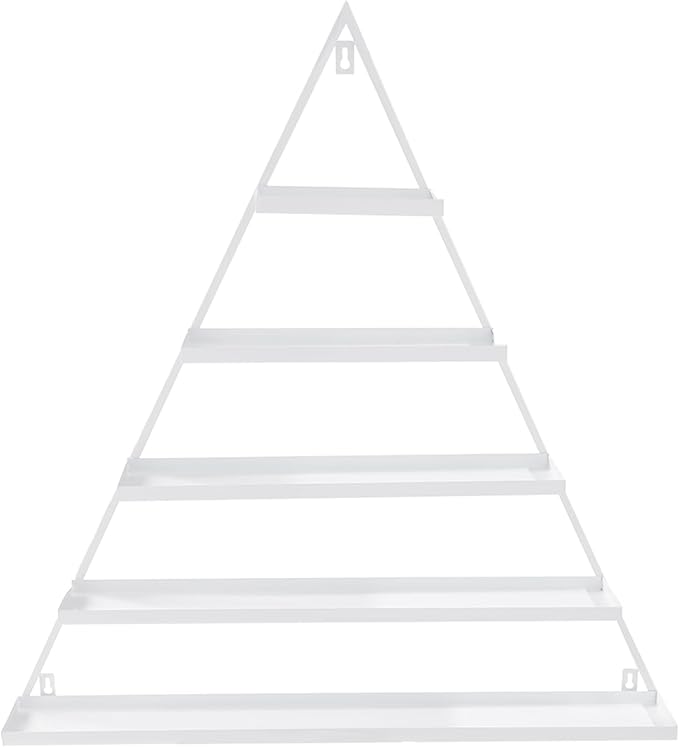 10PCS Triangular Nail Polish Racks, Metal Wall-Mounted Display Rack for Nail Polish Bottles, Lipstick Perfume Wall Shelf Essential Oil Organizer for Home Spa Nail Salon Shop