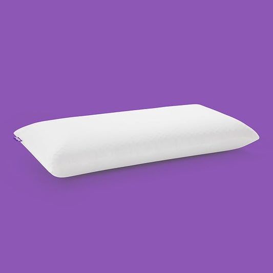 Purple Harmony Pillow - King Medium, Greatest Pillow Ever Invented, 360º Hex Grid & Talalay Latex Core - No Pressure Support, Stays Cool, Luxurious Comfort