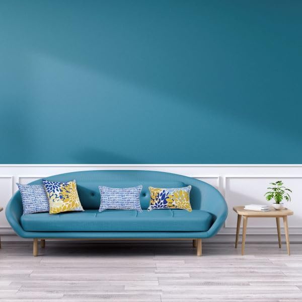 Outdoor Throw Pillows - Decorative Pillows with Insert Included Set of 2 Outdoor Pillows for Patio Furniture 18x18 Inch