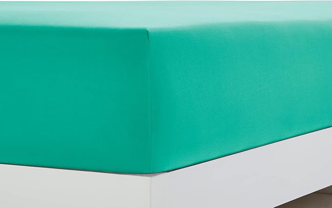 Clara Clark Bed Sheets, Premier 1800 Series 4 Piece Bed Sheet Set, Deep Pocket, Wrinkle, Fade, Stain Resistant, Luxury Soft Bedding Sheets & Pillowcases, Twin, Mint Green