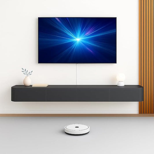 Floating TV Stand,47.2 Inch Wall Mounted TV Shelf,Modern Entertainment Center Media Console with Storage for Bedroom,Living Room (Black)