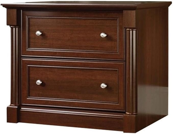 Pemberly Row 2 Drawers 29.61" Lateral Cherry Engineered Wood Filing Cabinet Easy Assembly Stationary Legal/Letter Size for Home, Office