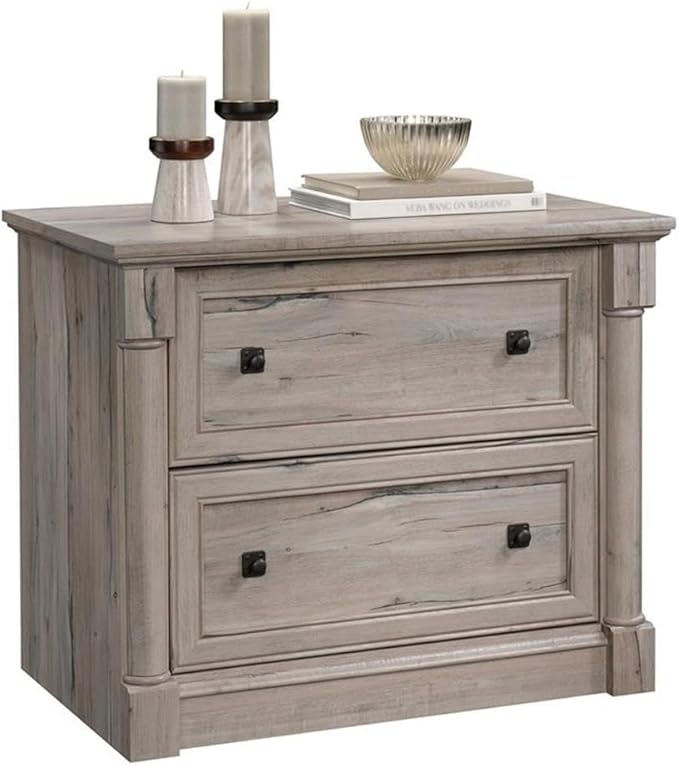 Pemberly Row 2 Drawers 29.61" Lateral Oak Engineered Wood Filing Cabinet Easy Assembly Stationary Legal/Letter Size for Home, Office