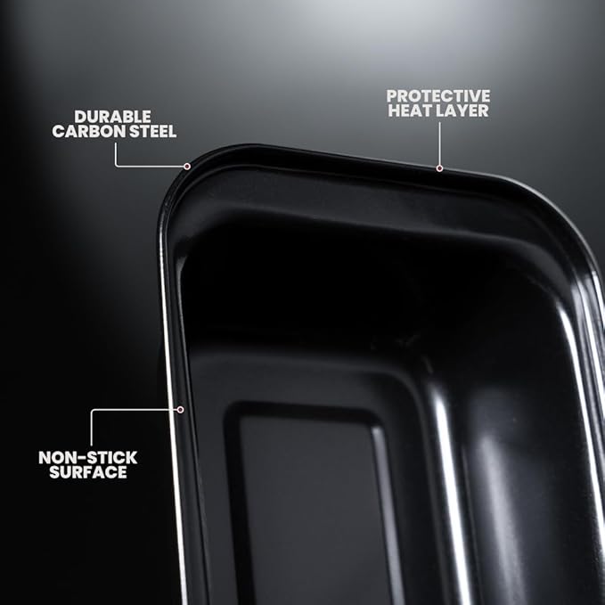 5-piece Baking Set - Versatile and Oven Safe Bakeware Set - Durable Bakeware Set - Baking Cookware - Kitchen Baking Pans, Kitchen Essentials - Baking Pan Set by Roppa