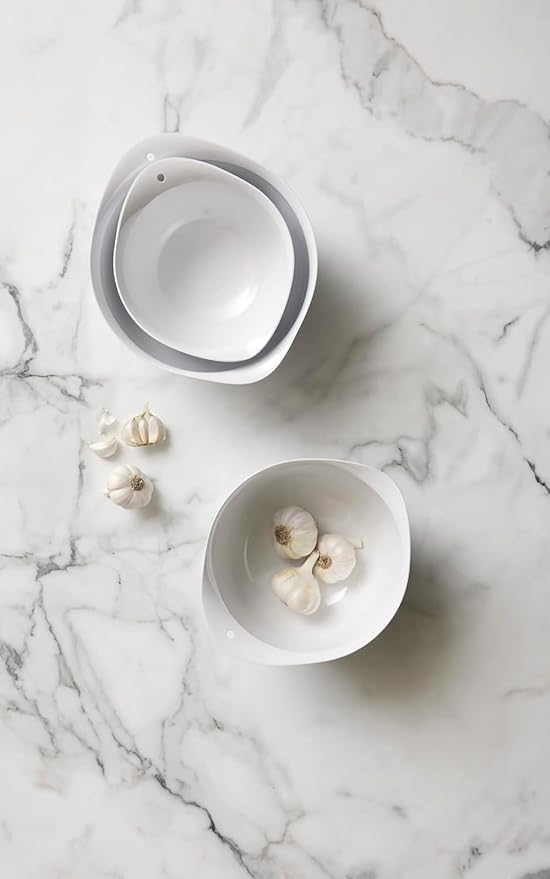 Precision Craft Mixing Bowl Set 3 Pcs Elevate Your Culinary Experience Stylish Nesting Bowls for Effortless Cooking and Baking