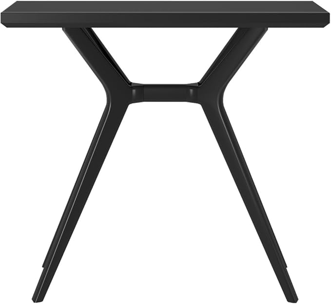 Plank+Beam Verso Console Table, 36 Inch Solid Wood Modern Sofa Table, Narrow Entryway Table for Hallway, Behind The Couch, Living Room, Foyer, Black