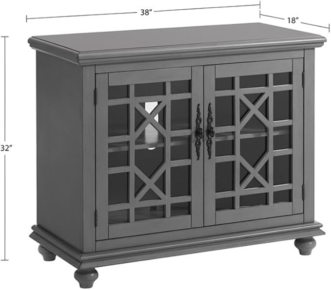 Martin Svensson Home Elegant Small Spaces TV Stand Gray