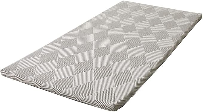 EVEZARY(KOR) Top Notch Memory Foam Mattress Topper–Relieve Back Pain,ergonomic,breathable,odor-free foam.Non-slip,rollable,washable cover. Compr test. CertiPUR-US certified for quality and durability.