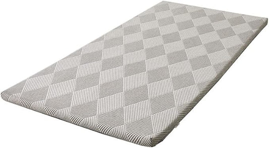 EVEZARY(KOR) Top Notch Memory Foam Mattress Topper–Relieve Back Pain,ergonomic,breathable,odor-free foam.Non-slip,rollable,washable cover. Compr test. CertiPUR-US certified for quality and durability.