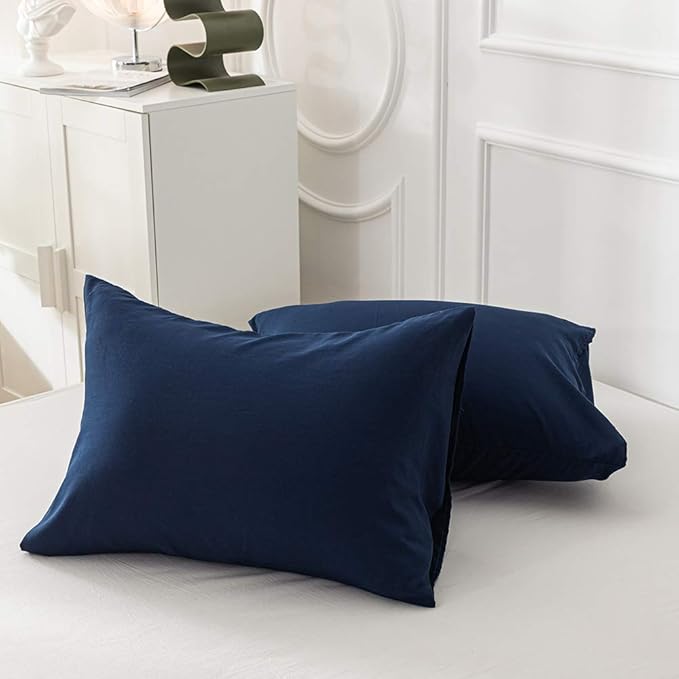 Cottonight Navy Blue Comforter Set King Men Women Dark Blue Bedding Comforter Set Solid Navy Blanket Quilts Ultra Soft Breathable Soft Navy Blue Bedding Comforter Sets