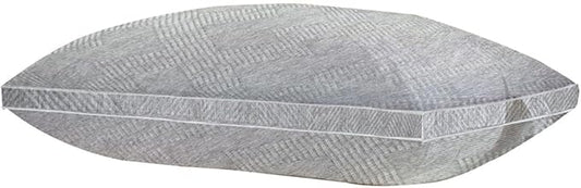 Shredded Foam Pillow Queen Size - Cooling Memory Foam Pillows That Stay Cold Adjustable Pillows for Sleeping Double-Sided Pillowcase