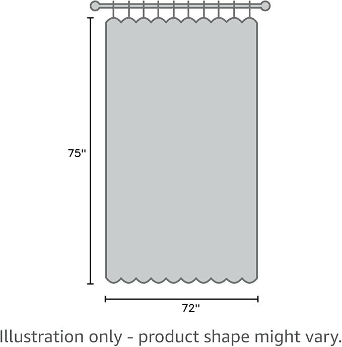 Colorful Star No Hook Shower Curtain with Snap in Fabric Liner, Waffle Weave Heavy Duty Thick Shower Curtains with Mesh Top Window, Hotel Style Waterproof Bathroom Curtain Set, 72 x 75 Inch, White