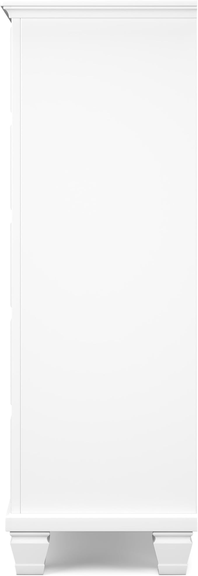 Signature Design by Ashley Fortman Casual 5 Drawer Chest for Bedroom, White