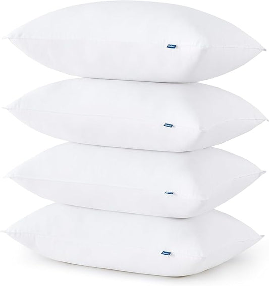 Bedsure King Size Pillows Set of 4 - King Size Bed Pillows 4 Pack for Sleeping, Soft and Supportive, Hotel Quality, Original Down Alternative Filling for Side, Back Sleepers