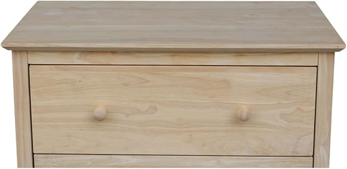 International Concepts Dresser with 3 Drawers, Unfinished