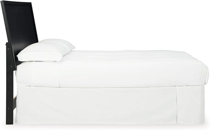 Signature Design by Ashley Danziar Modern Panel Headboard, King, Black