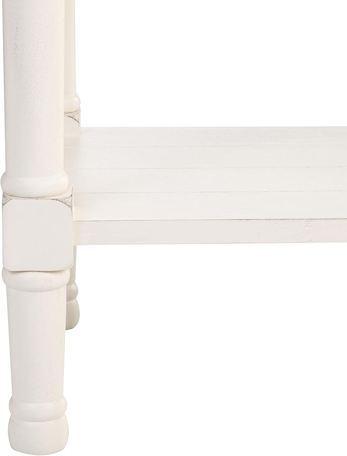 SAFAVIEH Home Collection Primrose White 3-Drawer Console Table