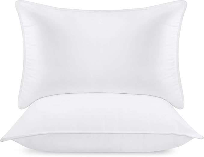 Utopia Bedding Bed Pillows for Hotel Quality Sleeping Pillows, Cooling and Supportive Pillows for Side, Back and Stomach Sleepers (White, Queen (Pack of 6))