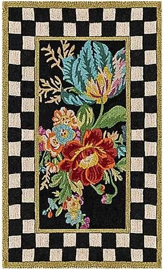 MACKENZIE-CHILDS Washable Rug, Decorative Indoor Rug, 3' x 5', Flower Market
