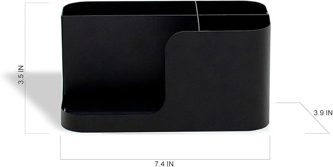 GEGUTON Cell Phone and Pencil Holder for Desk – Solid Wood and Steel, Functional Design – Organizes Accessories, Workspaces, Ideal Gift for Home or Office – Basic Collection