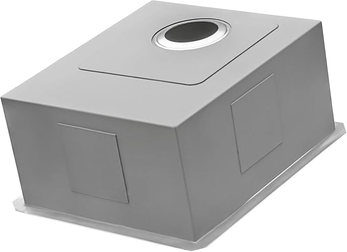 Ruvati 13 x 15 inch Undermount Bar Prep Tight Raduis 16 Gauge Kitchen Sink Stainless Steel Single Bowl - RVH7013