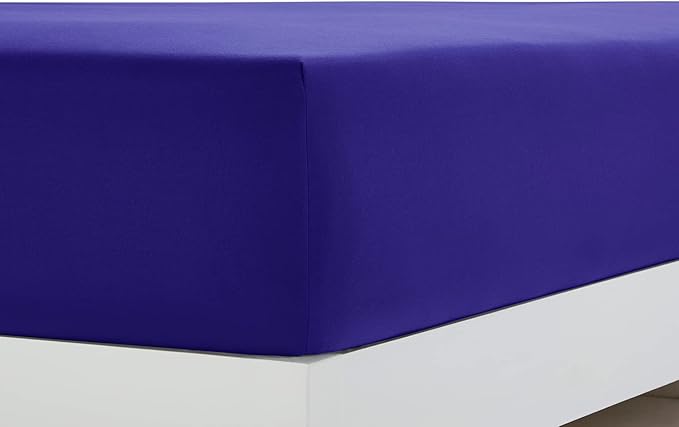 Clara Clark Bed Sheets, Premier 1800 Series 4 Piece Bed Sheet Set, Deep Pocket, Wrinkle, Fade, Stain Resistant, Luxury Soft Bedding Sheets & Pillowcases, Queen, Royal Blue