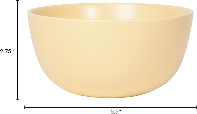 Now Desgns Nesting Prep Bowls, Set of 3, Matte Sunrise Yellow