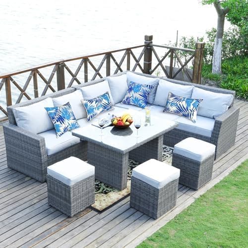 Outdoor Throw Pillows - Decorative Pillows with Insert Included Set of 2 Outdoor Pillows for Patio Furniture 18x18 Inch