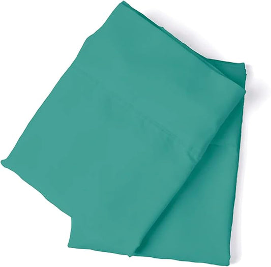 PeachSkinSheets 1500tc Level of Softness Soft King Pillowcase Set of 2 - The Real Teal